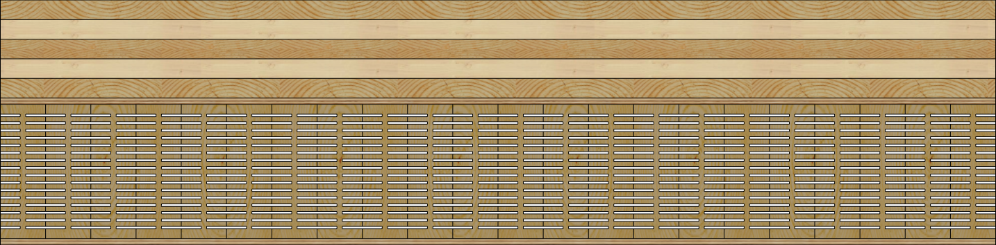 CLT 100 mm + ISOTIMBER 150 mm