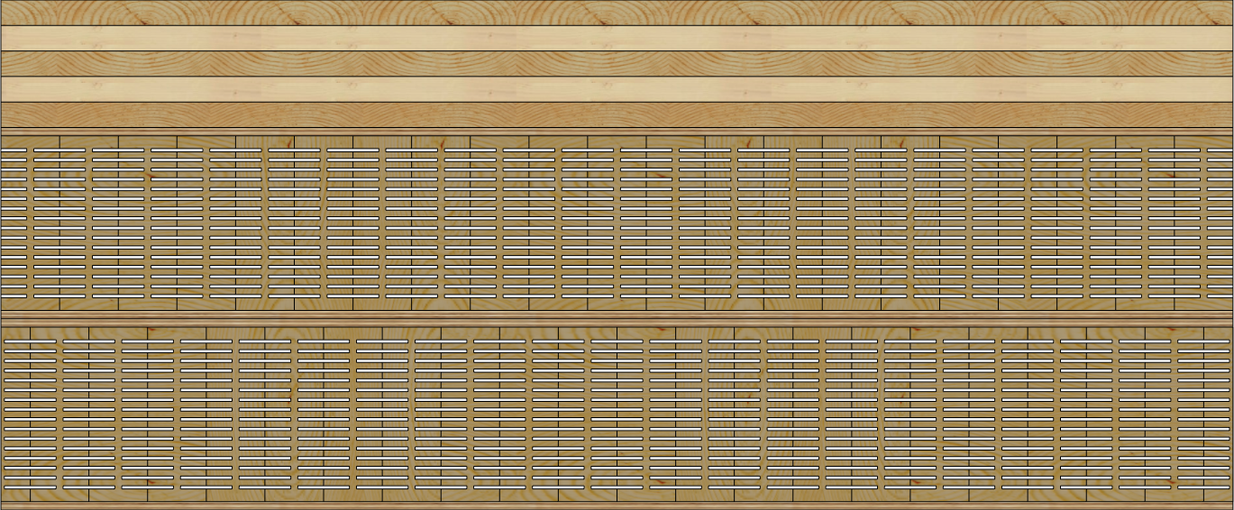 CLT 100 mm + ISOTIMBER 300 mm